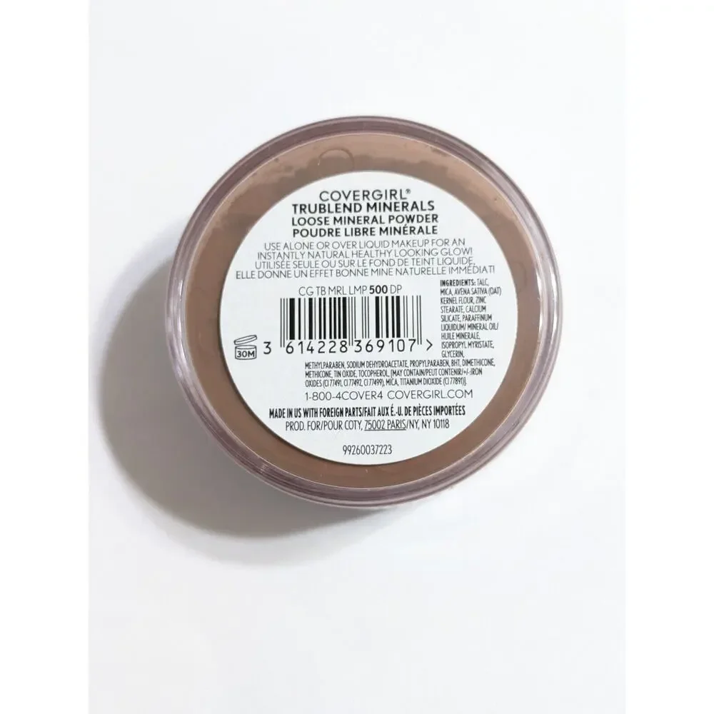 Covergirl Trublend Minerals, Loose Mineral Powder, 500 Deep 0.63 Oz